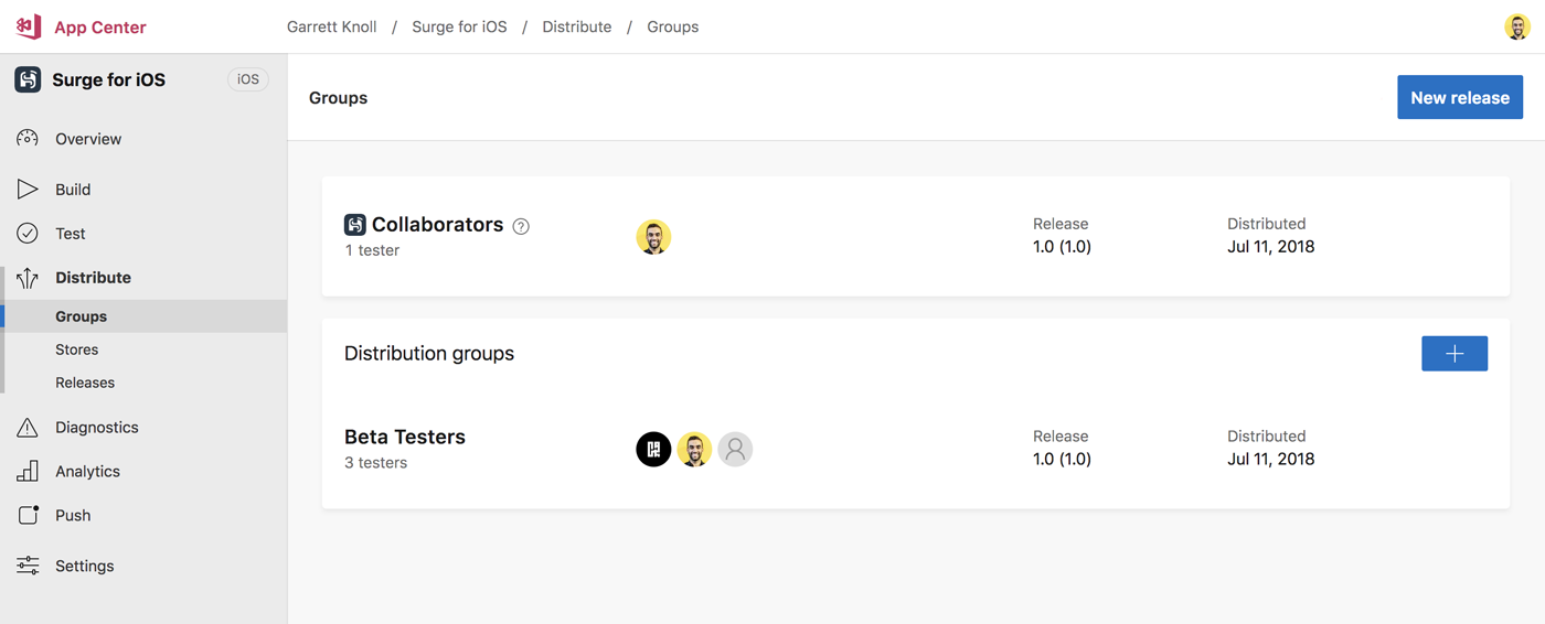 App Center screenshot